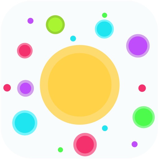 Popping Dots adventure - Connecting Circles Chain Re-action PRO icon