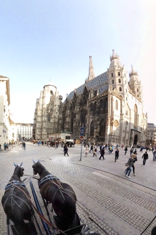 VR Virtual Reality Through Vienna in a Horse-Drawn Carriage - Fiaker Part 1 screenshot 3