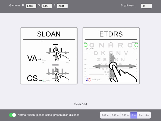 VisionC (Visual Acuity & Contrast Sensitivity Chart)(圖1)-速報App