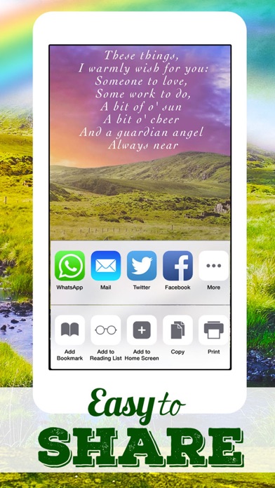 How to cancel & delete Irish Blessings and Greetings - Image Sayings, Wallpapers & Picture Quotes from iphone & ipad 3