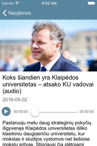 Klaipėdos Universitetas screenshot 3