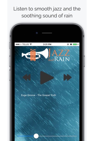 Jazz and Rain - Listen to smooth jazz and rain sounds screenshot 2