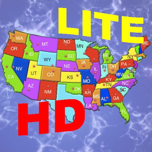 advanced Puzzle Map Of USA HD Lite icon