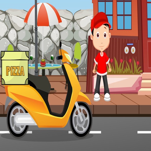 Pizza Motorbike Escape Icon