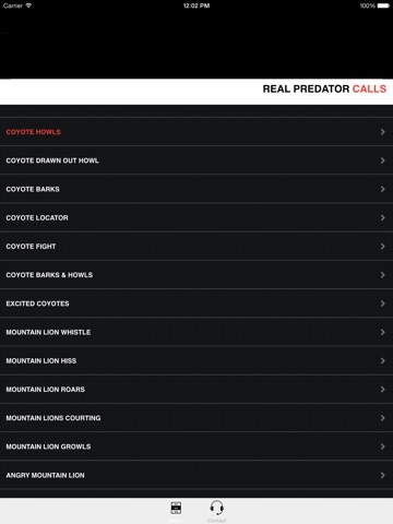REAL Predator Hunting Calls - 40+ PREDATOR CALLS! - BLUETOOTH COMPATIBLE screenshot 2