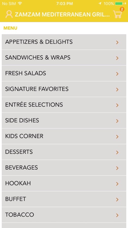 ZAMZAM MEDITERRANEAN GRILL screenshot-3