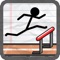 Stick-Man Track and Field Gym-nastics Jump-er Course