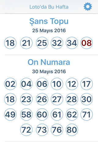 iLotoTR Şans Oyunları Sonuçları screenshot 2