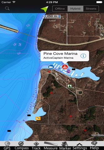 Hudson lake GPS Nautical Chart screenshot 3