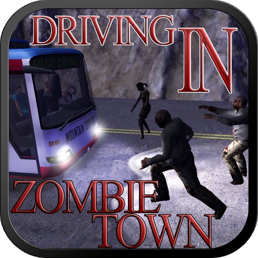 Driving Passengers Bus at Zombie Town Cockpit View – Creepy Highway Apocalypse City icon