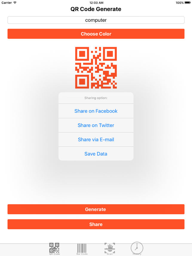 ‎Barcode Toolbox-Scan,Create All QR & Data Matrix Screenshot