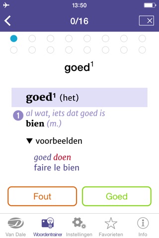 French Dictionary Pro - Van Dale Unabridged dictionary: translate between Dutch and French, check spelling, listen to pronunciation and use words correctly screenshot 3