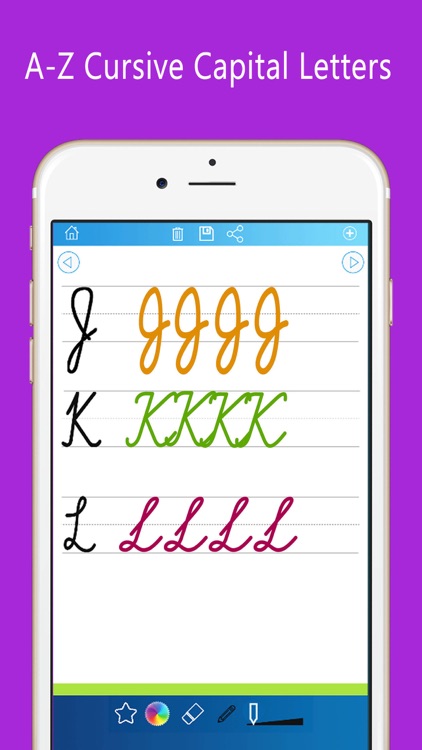 Handwriting Worksheets Learn To Color And Write ABC Alphabet In Script And Cursive screenshot-4