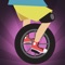 Awesome Unicyclist Jumping Race - new fast jump racing game