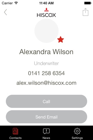 Hiscox Link screenshot 2