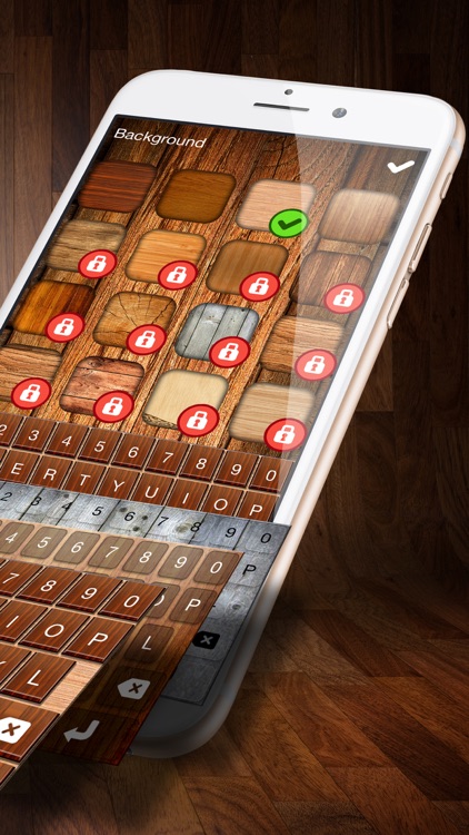 Wooden Keyboard Skins – Wood Themes for Keyboards with Cool Backgrounds and Fonts