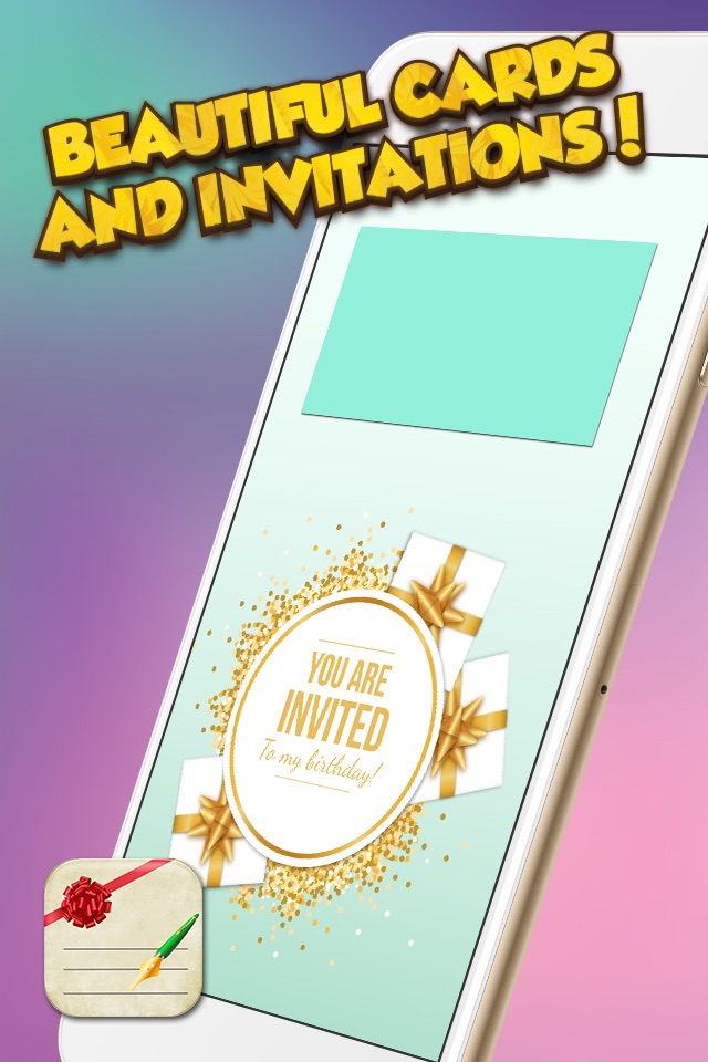 Creative Greeting Card Maker – Beautiful e-Cards and Party Invitations for Special Event.s screenshot 3