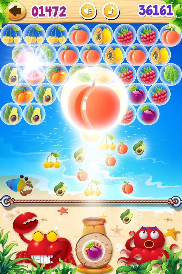 Fruit Bubble Shoot HD screenshot 3