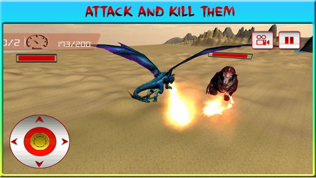 Flying Dragon Warrior Attack – Monster vs Dinosaur Fighting (圖5)-速報App