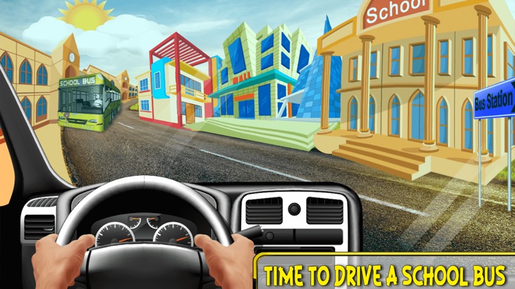 3D School Bus Driver Simulator