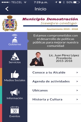 Gobierno Móvil screenshot 3