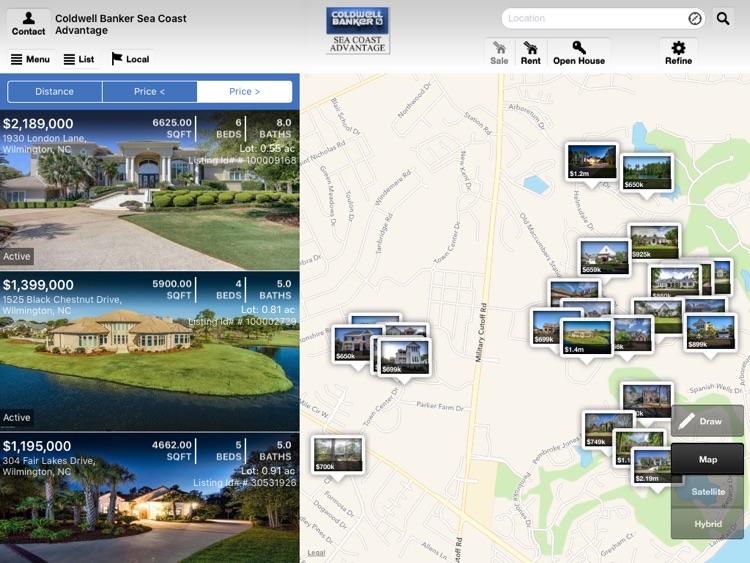 NC Homes for Sale for iPad