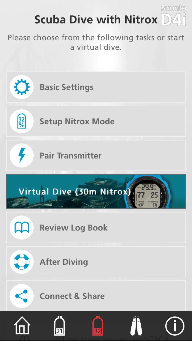 How to cancel & delete Suunto Dive Learning Tools – Teach yourself how to set up and use the Suunto D4i Novo, Vyper Novo and Zoop Novo. from iphone & ipad 1