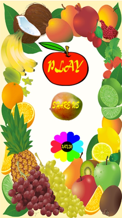 Pre-K Fruits Names Learner-Learning With Real Pictures of Fruits