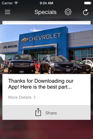 Jim Butler Chevrolet DealerApp screenshot 3