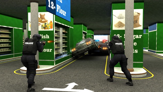 Super-Market Car Driver 3D: Police Shooting Gangster in Mad (圖3)-速報App