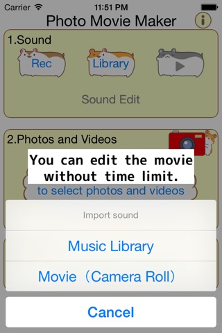 Photo Movie Maker - Slideshow screenshot 2
