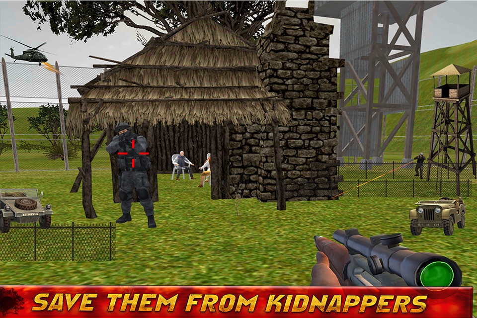 Hostage Rescue Commando Ops : Shootout kidnappers to free the hostages held screenshot 3