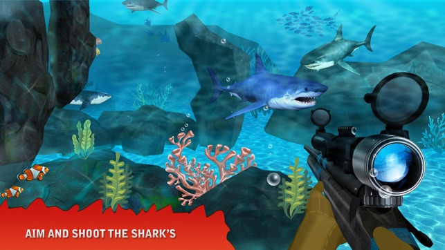 Shark Hunting - Deep sea underwater shooting game(圖2)-速報App