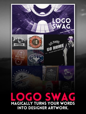 Скриншот из Logo Swag - Instant generator for logos, flyer, poster & invitation design