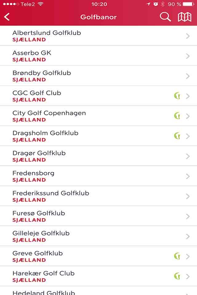 Golfguide Danmark screenshot 3