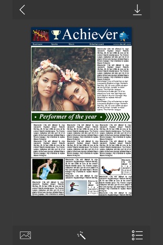 Newspaper Photo Frames - make eligant and awesome photo using new photo frames screenshot 2