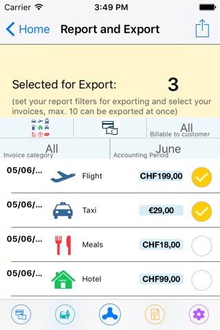 Expense Manager 2 Go screenshot 3