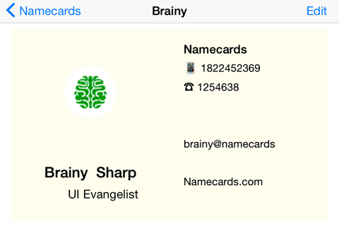 Namecards screenshot 4