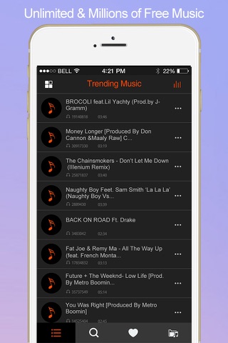Free Music - Unlimited MP3 Streamer and Playlist Manager & Songs Player! screenshot 2
