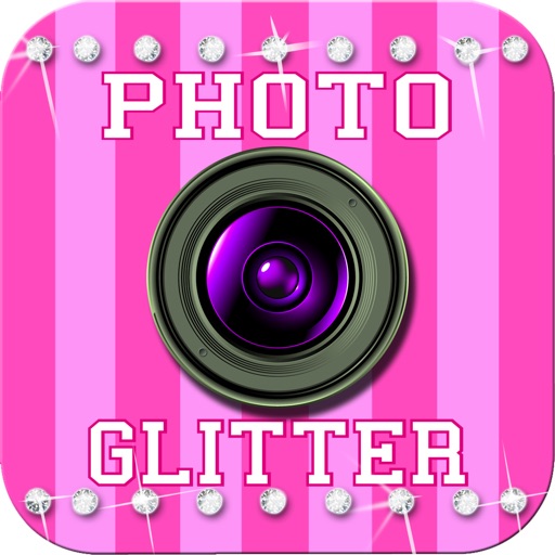Photo Glitter Free-add glamour and swag text on fotos icon