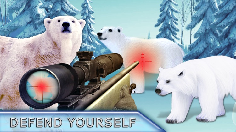 Polar Bear Attack Hunter 2016 - Shoot to Kill Artick Wild Animal - Survival mission