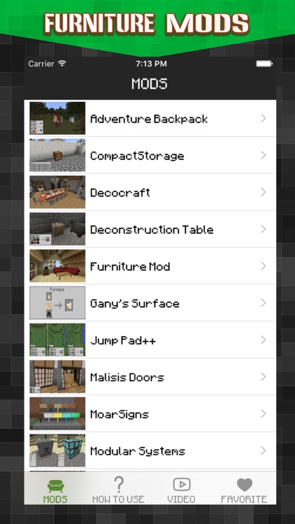 FURNITURE MODS for Minecraft PC - Best Wiki & Game Tools for Minecraft PC Edition