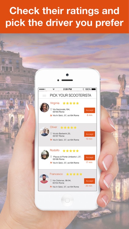 Scooterino: Scooter ridesharing