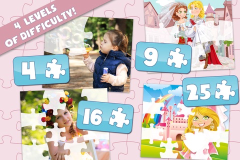 Princess Slide Puzzle & Photos Princesses Sliding Block - Premium screenshot 3