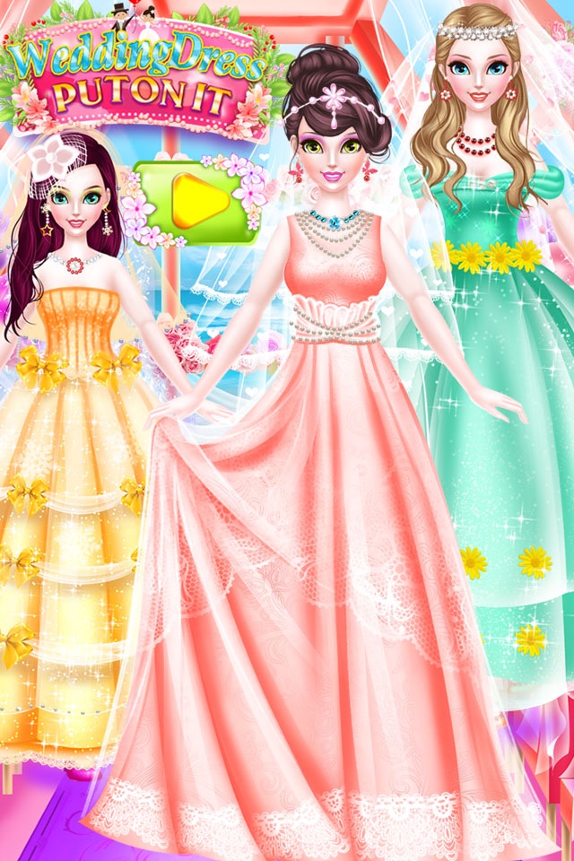 Wedding Dress-Girl Makeup Game screenshot 4