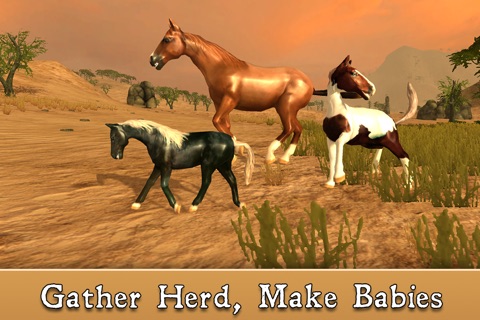 Wild African Horse: Animal Simulator 2017 screenshot 2