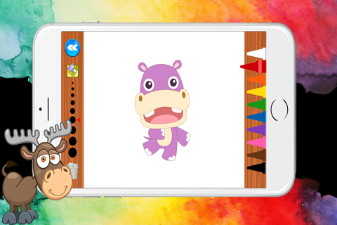 Animal World Coloring Book for Kids Game screenshot 3