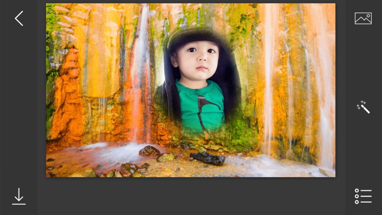 Waterfall Photo Frames - make eligant and awesome photo using new photo frames screenshot-3