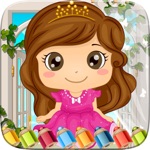 My Little Princess Coloring Book Pages - Amazing Paint and Draw Doodle For Kids Game