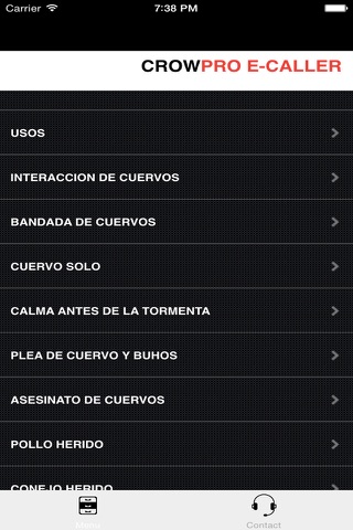 Llamadas y Sonidos REALES Para Cacería De Cuervos (Sin Anuncios) COMPATIBLE CON BLUETOOTH screenshot 3